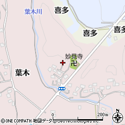 千葉県市原市葉木655周辺の地図