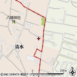 千葉県茂原市清水977-1周辺の地図