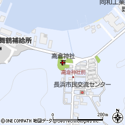 高倉神社周辺の地図