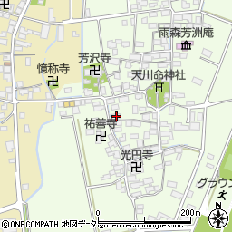 滋賀県長浜市高月町雨森1570周辺の地図