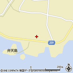 大根島線周辺の地図
