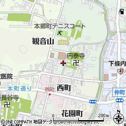 岐阜県関市本郷町14周辺の地図