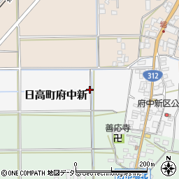 兵庫県豊岡市日高町府中新周辺の地図