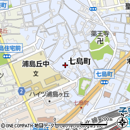 七島町公園周辺の地図