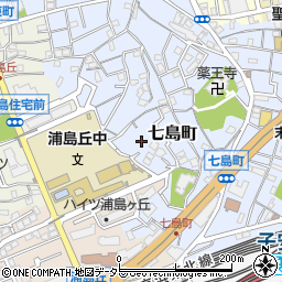 七島町公園周辺の地図