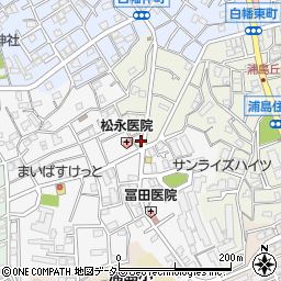 神奈川県横浜市神奈川区白幡東町3-9周辺の地図