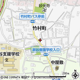 竹村町内会館周辺の地図