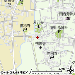 滋賀県長浜市高月町雨森1739周辺の地図