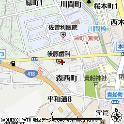 文栄堂薬局周辺の地図
