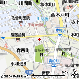 関タクシー株式会社周辺の地図