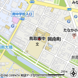 鳥取市立南中学校周辺の地図