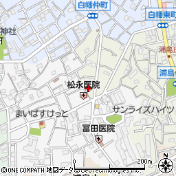 神奈川県横浜市神奈川区白幡東町3周辺の地図