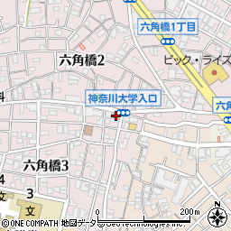 ファミリーマート神大入口店周辺の地図