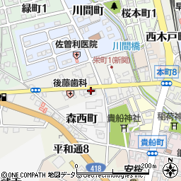 関栄町郵便局 ＡＴＭ周辺の地図