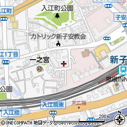 ホシデン東京支社周辺の地図