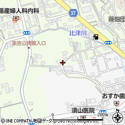 島根県松江市比津町周辺の地図