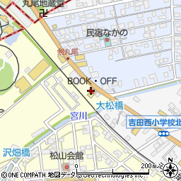 ブックオフ富士吉田店周辺の地図