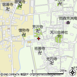 滋賀県長浜市高月町雨森1737周辺の地図
