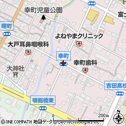 幸町周辺の地図