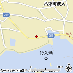 島根県松江市八束町波入424周辺の地図