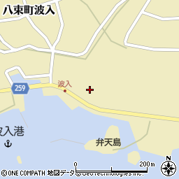 島根県松江市八束町波入614-9周辺の地図