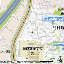 神奈川県横浜市瀬谷区竹村町25-12周辺の地図