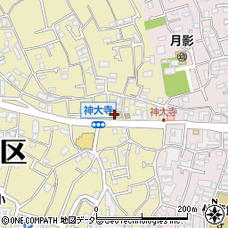 ファミリーマート横浜神大寺四丁目店周辺の地図