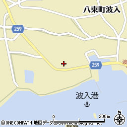 島根県松江市八束町波入421周辺の地図
