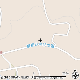 岐阜県恵那市笠置町姫栗668周辺の地図