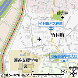 神奈川県横浜市瀬谷区竹村町21-25周辺の地図