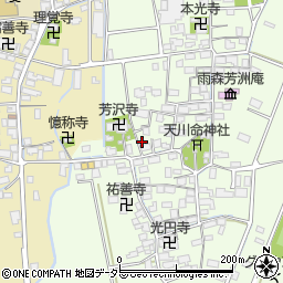 滋賀県長浜市高月町雨森1595周辺の地図