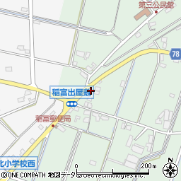 株式会社稲富石油　稲富ＳＳ・本社周辺の地図