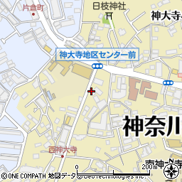 横浜農協　メルカートかながわ周辺の地図