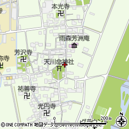滋賀県長浜市高月町雨森1174周辺の地図