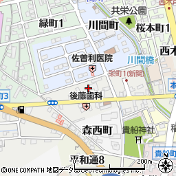 まなびやデイサービスセンターほほえみ栄町周辺の地図