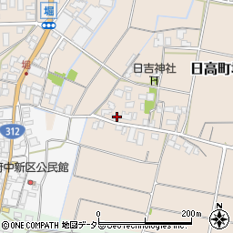 兵庫県豊岡市日高町堀421周辺の地図