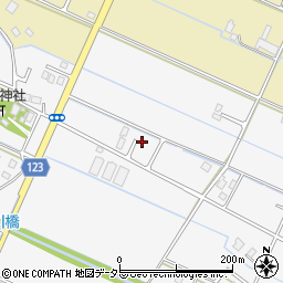 千葉県大網白里市四天木1343-17周辺の地図