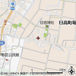 兵庫県豊岡市日高町堀445周辺の地図