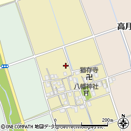 滋賀県長浜市高月町布施周辺の地図