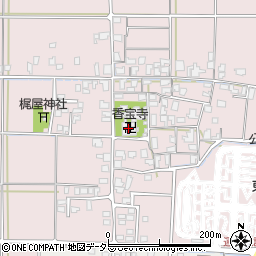 香宝寺周辺の地図