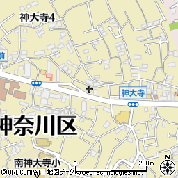 ドミノ・ピザ　神大寺店周辺の地図
