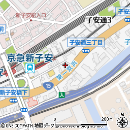 タックス子安店周辺の地図