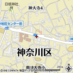 神大寺学童クラブ周辺の地図