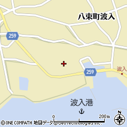 島根県松江市八束町波入426周辺の地図