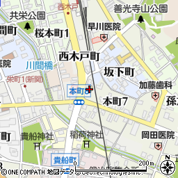 岐阜県関市西木戸町3周辺の地図