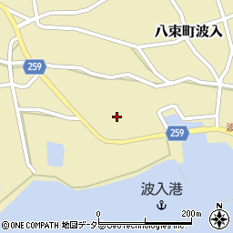島根県松江市八束町波入414周辺の地図