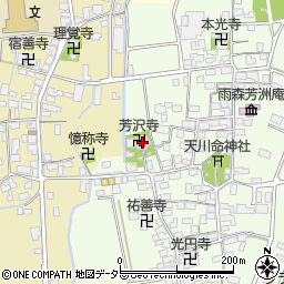 滋賀県長浜市高月町雨森1724周辺の地図