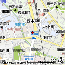 岐阜県関市西木戸町34周辺の地図