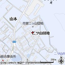 長野県飯田市山本二ツ山団地6722周辺の地図