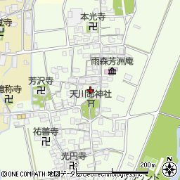 滋賀県長浜市高月町雨森1172周辺の地図